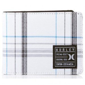 Hurley Wallet | Hurley Woven Puerto Rico Bifold Wallet - White