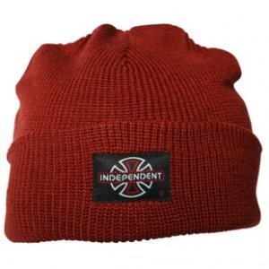 Independent Beanie | Independent Pier Beanie - Cardinal Red