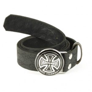 Independent Belt | Independent Classic Co Leather Belt - Black Emboss