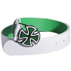 Independent Belt | Independent Painted Bar Cross Belt - White