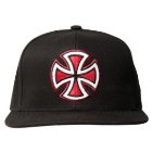 Independent Cap | Independent Painted Cross Cap - Black