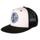 Independent Caps | Independent Painted Cross Cap - White Black