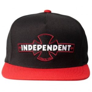 Independent Caps | Independent Painted Ogbc Cap - Black Cardinal Red