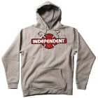 Independent Hoody | Independent Splatter Hoodie - Heather Grey