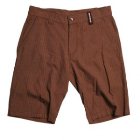 Independent Shorts | Independent Raid Pinstripe Walk Shorts - Chocolate