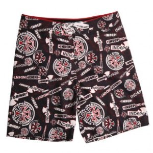Independent Shorts | Independent Ripped Board Shorts - Black