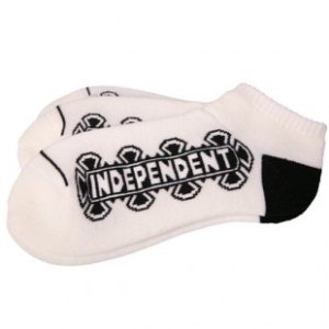 Independent Socks | Independent Quad Low Socks - White