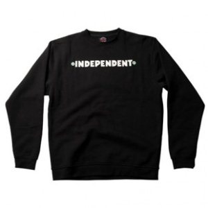 Independent Sweater | Independent Painted Bar Cross Sweater - Black