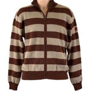 Independent Sweater | Independent Polar Bear Zip Sweater - Choc Stone