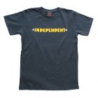 Independent T Shirt | Independent Painted Bar Cross Youth T-Shirt - Denim