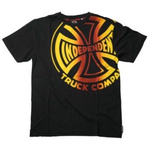 Independent T-Shirts | Independent Ax Fade T Shirt - Black
