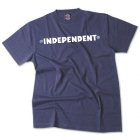 Independent T-Shirts | Independent Painted Bar Cross T Shirt - Denim