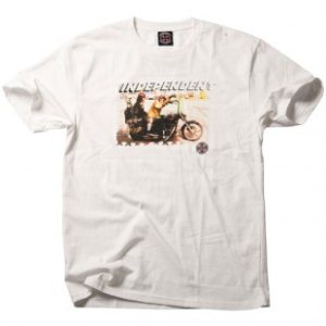 Independent T-Shirts | Independent Rhino Photo T Shirt - White