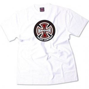 Independent T-Shirts | Independent Salute T Shirt - White