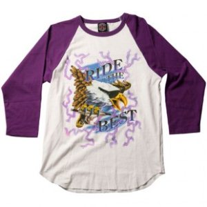 Independent T-Shirts | Independent Truck Stop Baseball Ls T Shirt - Purple