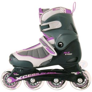 Inline Skates | Xcess Mx S1000 Junior Adjustable Inline Skate - Lilac