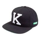 King Hat | King K Team Snapback Cap - Black