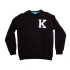 King Sweater | King K Team Crew Sweatshirt - Black