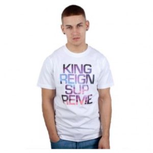 King T-Shirt | King Oxford T Shirt - White