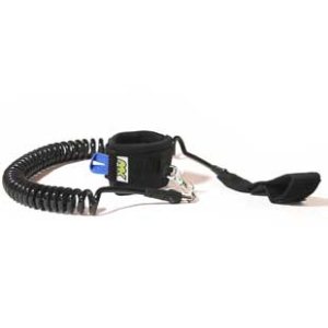 Kitewing Kites | Kitewing-Skimbat Coil Leash - Black