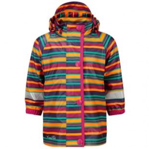 Kozikidz Jackets | Kozikidz Koster Unlined Rain Jacket - Rainbow Stripe