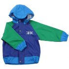 Kozikidz Jackets | Kozikidz Varberg Fleece Lined Rain Jacket - Blue Blue Green