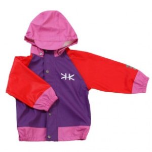 Kozikidz Jackets | Kozikidz Varberg Fleece Lined Rain Jacket - Purple Red Pink