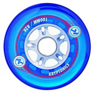 Kryptonics Scooter Wheels | Kryptonics Scooter Wheels 100Mm 82A - Clear Blue