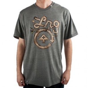 Lrg Clothing T-Shirts | Lrg Wood Carved T Shirt - Charcoal Heather