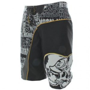 Metal Mulisha Boardshorts | Metal Mulisha Insignia Board Shorts - Black