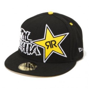 Metal Mulisha Hat | Metal Mulisha Rockstar Blasted Cap - Black With Yellow