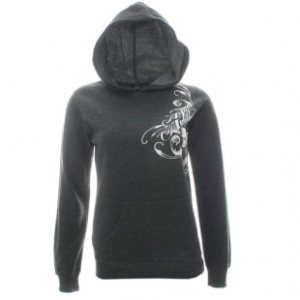 Metal Mulisha Hoody | Metal Mulisha Crossroads Pullover Womens Hoody - Charcoal Heather