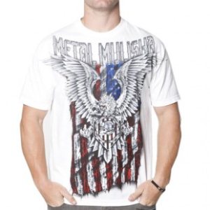 Metal Mulisha T-Shirts | Metal Mulisha Patriot T-Shirt - White