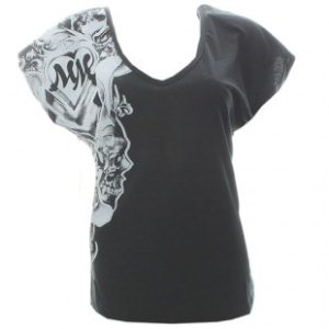 Metal Mulisha T-Shirts | Metal Mulisha Womens Teardrop Top - Black