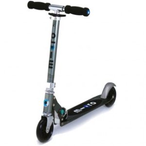 Micro Scooter | Micro Bullet Scooter - Black Silver