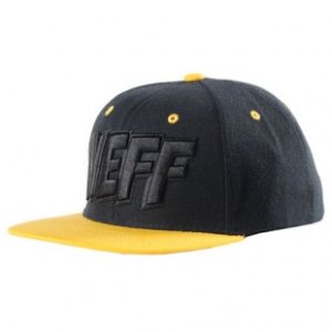 Neff Hat | Neff Snoop Dogg Streets Cap - Black Yellow