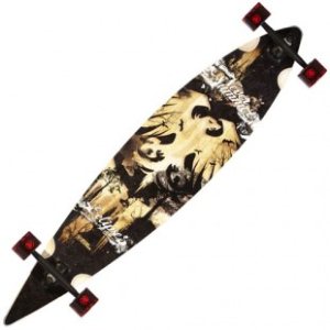 Never Summer  Longboard | Never Summer Eclipse Longboard - Black Brown