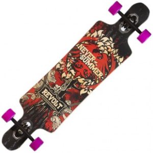 Never Summer  Longboard | Never Summer Revolt Longboard - Black Red