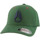 Nixon Hat | Nixon Deep Down Flexi Fit Cap - Athletic Forest Green