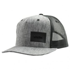 Nixon Hat | Nixon Wash Trucker Cap - Black Wash