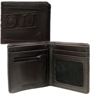 Nixon Wallet | Nixon Labelled Bi-Fold Zip Wallet - Brown