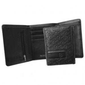 Nixon Wallet | Nixon Showbiz Trifold Wallet - Philly Black