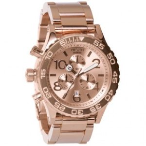 Nixon Watch | Nixon 42-20 Chrono Watch - All Rose Gold