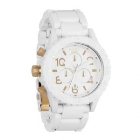 Nixon Watch | Nixon 42-20 Chrono Watch - All White Gold