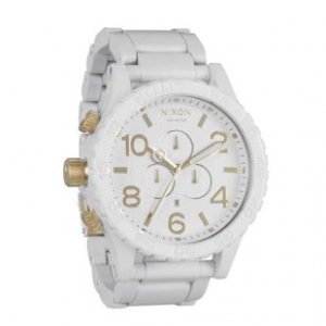 Nixon Watch | Nixon 51-30 Chrono Watch - All White Gold