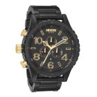 Nixon Watch | Nixon 51-30 Chrono Watch - Matte Black Gold