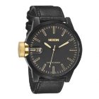Nixon Watch | Nixon Chronicle Watch - Matte Black Gold