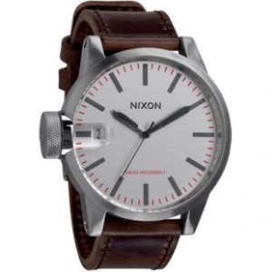 Nixon Watch | Nixon Chronicle Watch - Silver Brown
