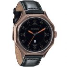 Nixon Watch | Nixon Falcon Leather Watch - Antique Copper Black