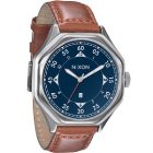 Nixon Watch | Nixon Falcon Leather Watch - Navy Brown